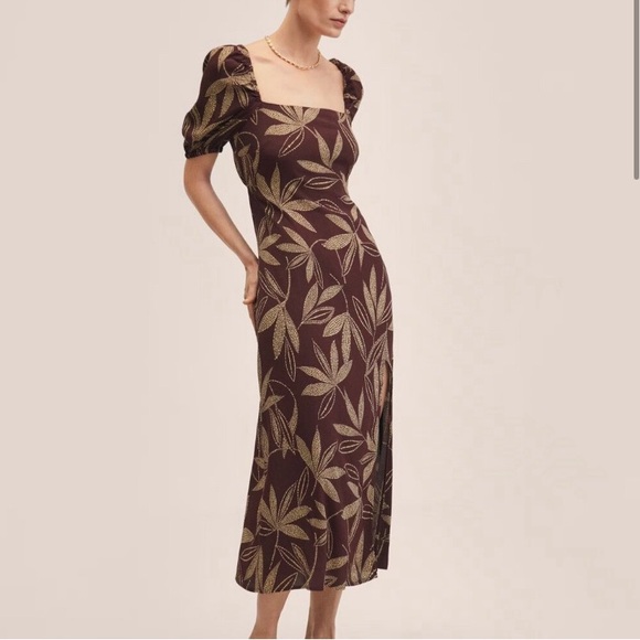 Mango Print Dress - Picture 2 of 9